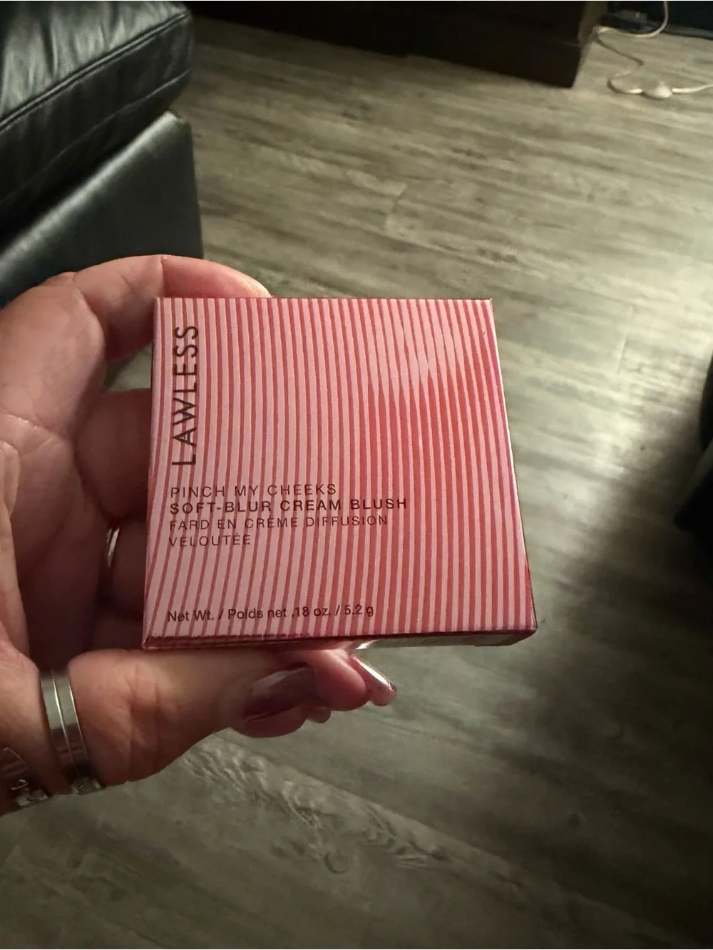 Lawless soft blur cream blush. In color Cherry Pie. SEE ALL PIC for color swatch